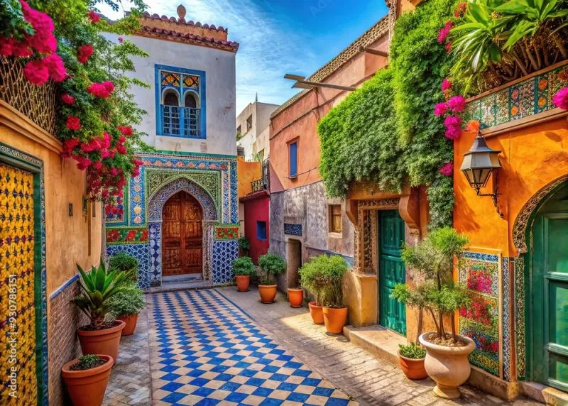 Explore the vibrant Medina of Marrakech on your Morocco adventure tour